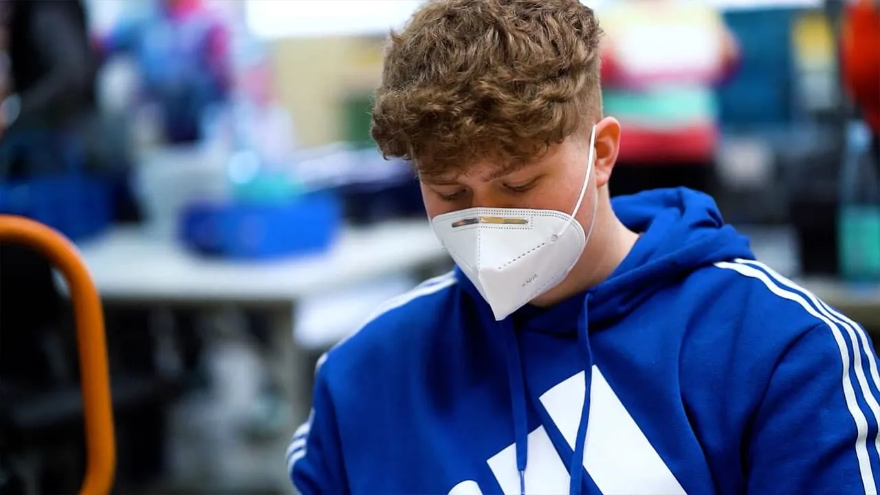 FSJ Team Pflege Szene: Szene aus dem Videoprojekt Recruiting FSJ Lebenshilfe Limburg von NEXAS Media