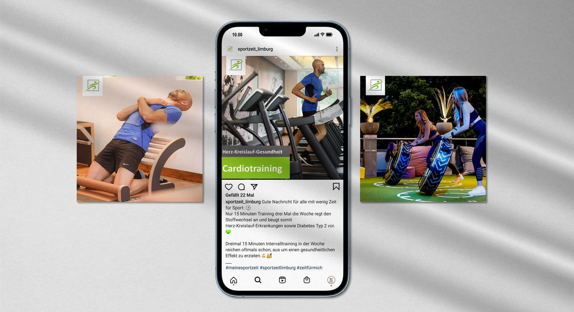 Creative der Black-Week-Kampagne für Meine SportZEIT Limburg, Performance Marketing von NEXAS Media.