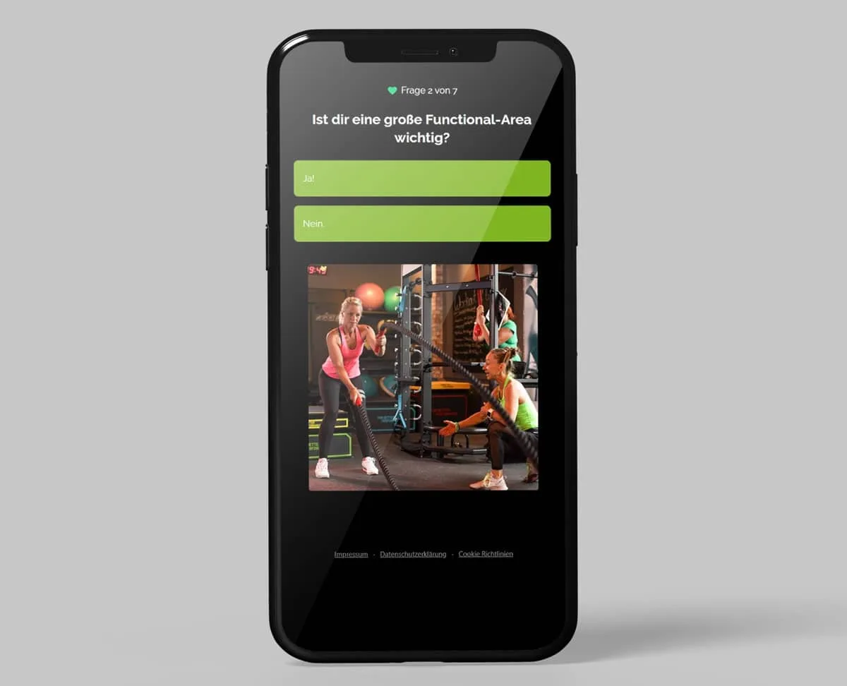 Creative der Black-Week-Kampagne für Meine SportZEIT Limburg, Performance Marketing von NEXAS Media.