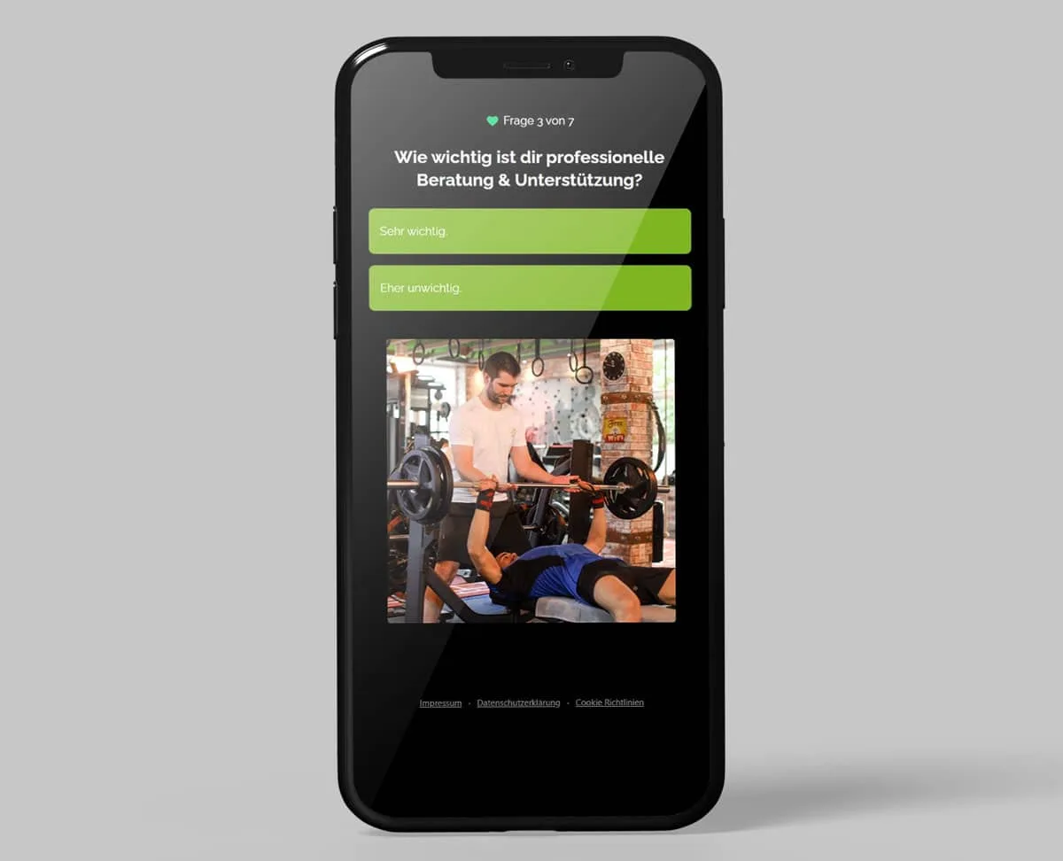 Creative der Black-Week-Kampagne für Meine SportZEIT Limburg, Performance Marketing von NEXAS Media.