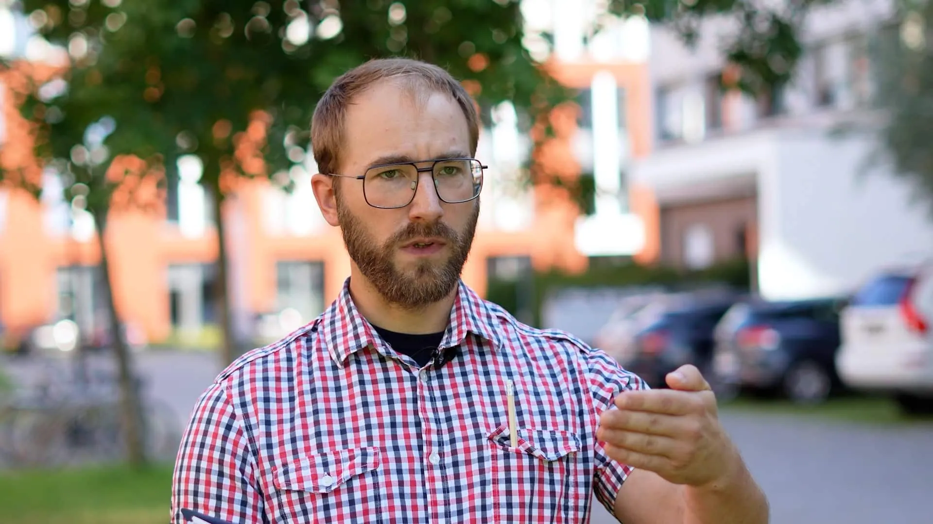 Arbeitsalltag: Szene aus dem Videoprojekt Recruiting-Video Stadt Darmstadt, Ingenieure von NEXAS Media