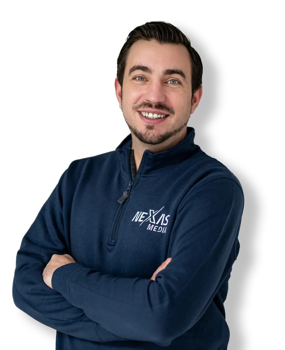 Portrait von Sascha Atalay, Sales Manager bei NEXAS Media in Idstein. Im Erstgespräch übernimmt er die strategische Einordnung Deiner Marketing-Themen.